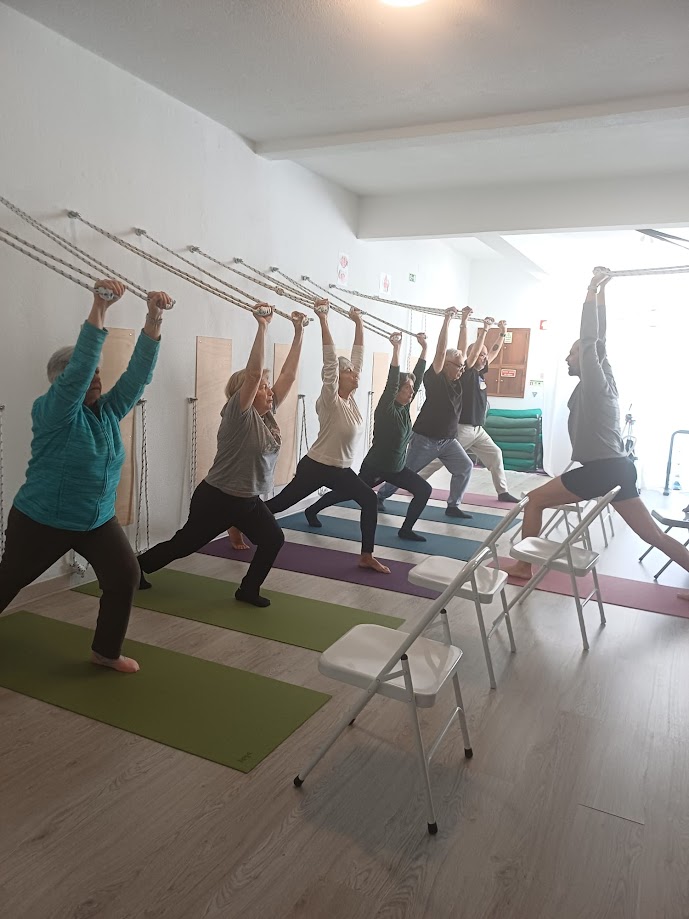 Aula de movimento para seniores